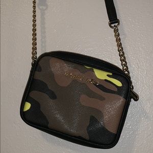 MK Camo Small Cross-body